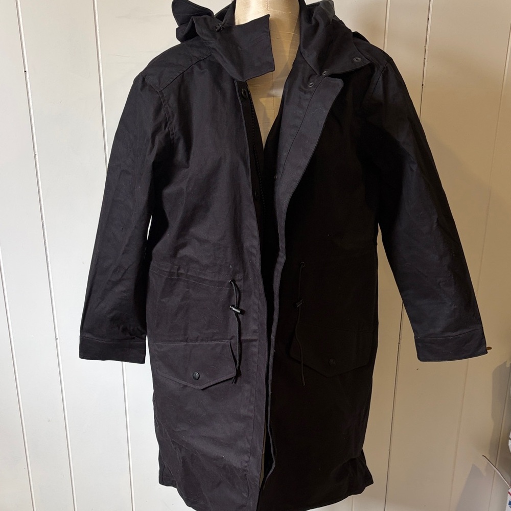 Women’s Hoodlamb Oversized Parka Black Size S NWT